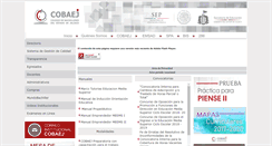 Desktop Screenshot of cobaej.edu.mx